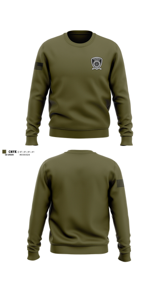 Crew Neck Sweatshirt, Defensive Tactics, Police, Teamtime, Team time, sublimation, custom sports apparel, team uniforms, spirit wear, spiritwear, sports uniforms, custom shirts, team store, custom team store, fundraiser sports, apparel fundraiser