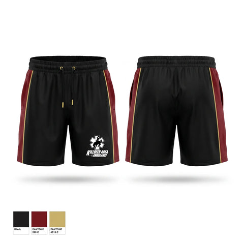 Athletic Shorts With Pockets, Killdeer Area Ambulance, EMS/EMT, Teamtime, Team time, sublimation, custom sports apparel, team uniforms, spirit wear, spiritwear, sports uniforms, custom shirts, team store, custom team store, fundraiser sports, apparel fundraiser