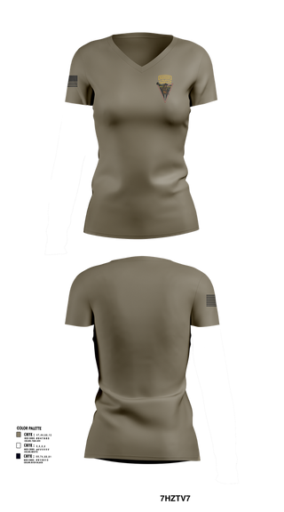 Womens Short Sleeve Vneck Shirt, MFRC Scouts, Army, Teamtime, Team time, sublimation, custom sports apparel, team uniforms, spirit wear, spiritwear, sports uniforms, custom shirts, team store, custom team store, fundraiser sports, apparel fundraiser