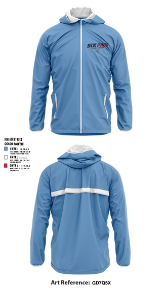 Windbreaker, Six Pack, Men's Lacrosse, Teamtime, Team time, sublimation, custom sports apparel, team uniforms, spirit wear, spiritwear, sports uniforms, custom shirts, team store, custom team store, fundraiser sports, apparel fundraiser