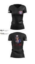US Army I Want You 76454793 Women's Short Sleeve V-neck Shirt - 2