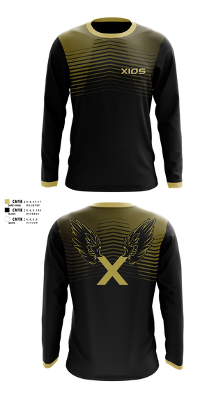 Long Sleeve Performance Shirt, XIOS Strength & ConditioningXIOS Strength & Conditioning, Spirit Store, Teamtime, Team time, sublimation, custom sports apparel, team uniforms, spirit wear, spiritwear, sports uniforms, custom shirts, team store, custom team store, fundraiser sports, apparel fundraiser