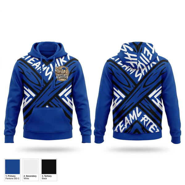 Hoodie, SANDLOT SLUGGERS, Baseball, Teamtime, Team time, sublimation, custom sports apparel, team uniforms, spirit wear, spiritwear, sports uniforms, custom shirts, team store, custom team store, fundraiser sports, apparel fundraiser
