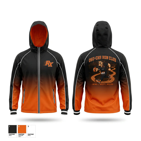 Windbreaker, OSU-CHS Run Club, Track & Field, Teamtime, Team time, sublimation, custom sports apparel, team uniforms, spirit wear, spiritwear, sports uniforms, custom shirts, team store, custom team store, fundraiser sports, apparel fundraiser