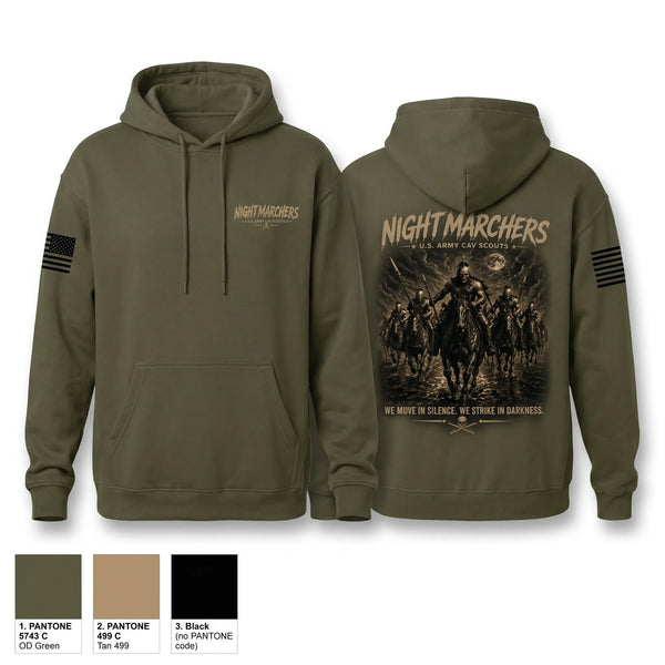 Hoodie, 3rd platoon Nightmarchers, Army, Teamtime, Team time, sublimation, custom sports apparel, team uniforms, spirit wear, spiritwear, sports uniforms, custom shirts, team store, custom team store, fundraiser sports, apparel fundraiser