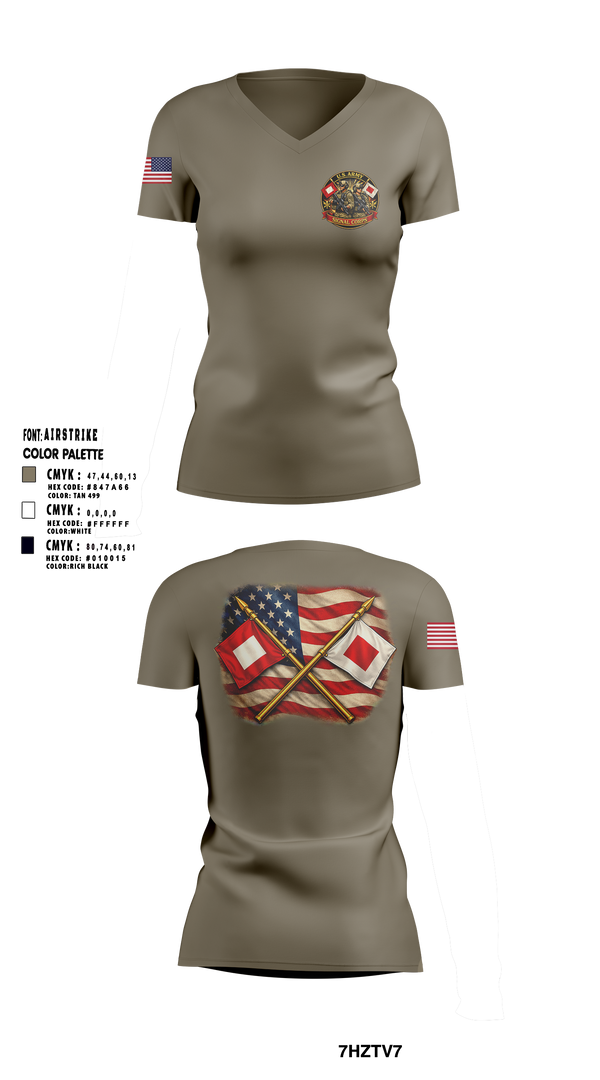 Womens Short Sleeve Vneck Shirt, 163 S6, Army, Teamtime, Team time, sublimation, custom sports apparel, team uniforms, spirit wear, spiritwear, sports uniforms, custom shirts, team store, custom team store, fundraiser sports, apparel fundraiser