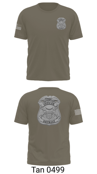 Short Sleeve Performance Shirt, Detroit Detention Center, Police, Teamtime, Team time, sublimation, custom sports apparel, team uniforms, spirit wear, spiritwear, sports uniforms, custom shirts, team store, custom team store, fundraiser sports, apparel fundraiser