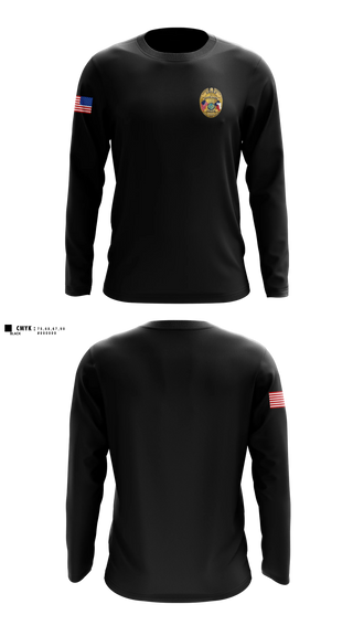 Long Sleeve Performance Shirt, Sour Lake Police Department, Police, Teamtime, Team time, sublimation, custom sports apparel, team uniforms, spirit wear, spiritwear, sports uniforms, custom shirts, team store, custom team store, fundraiser sports, apparel fundraiser
