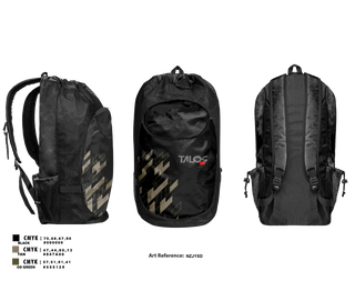 Gear Bag, Talos Security, , Teamtime, Team time, sublimation, custom sports apparel, team uniforms, spirit wear, spiritwear, sports uniforms, custom shirts, team store, custom team store, fundraiser sports, apparel fundraiser