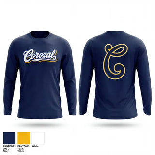Long Sleeve Performance Shirt, Corozal Plataneros, Baseball, Teamtime, Team time, sublimation, custom sports apparel, team uniforms, spirit wear, spiritwear, sports uniforms, custom shirts, team store, custom team store, fundraiser sports, apparel fundraiser
