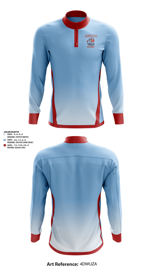 Quarter Zip Jacket, Crismon Rattlers, Women's Basketball, Teamtime, Team time, sublimation, custom sports apparel, team uniforms, spirit wear, spiritwear, sports uniforms, custom shirts, team store, custom team store, fundraiser sports, apparel fundraiser
