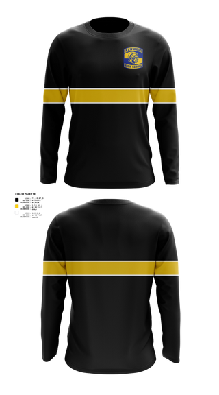 Long Sleeve Performance Shirt, The Black Knights, , Teamtime, Team time, sublimation, custom sports apparel, team uniforms, spirit wear, spiritwear, sports uniforms, custom shirts, team store, custom team store, fundraiser sports, apparel fundraiser