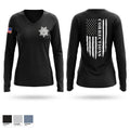 Graham Correctional Center Women's Long Sleeve V-neck Shirt - 1