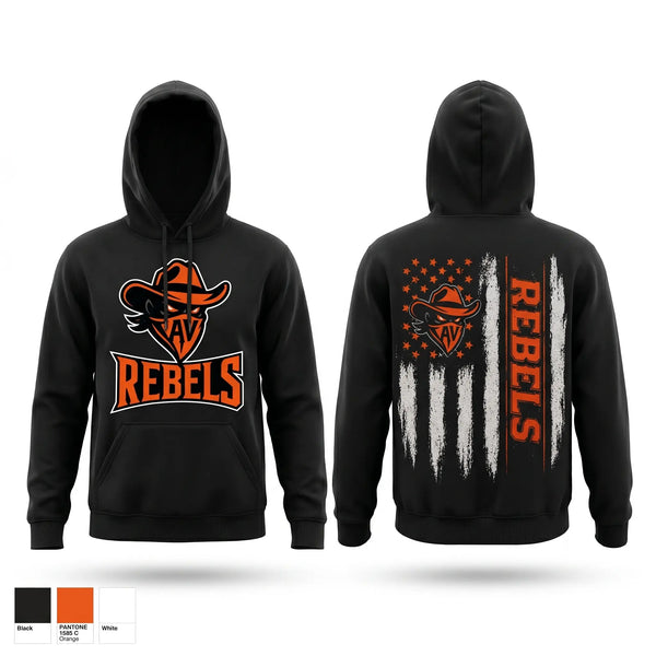Hoodie, AV Rebels, , Teamtime, Team time, sublimation, custom sports apparel, team uniforms, spirit wear, spiritwear, sports uniforms, custom shirts, team store, custom team store, fundraiser sports, apparel fundraiser