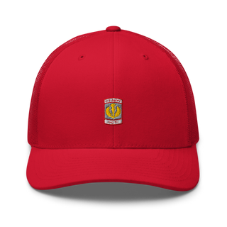 Lewis County Lions 17232794 Retro Trucker Hat | Yupoong 6606