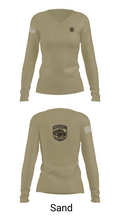 ROADKILL 33867303 Women's Long Sleeve V-neck Shirt - 97