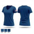 Vice/Narcotics 36182314 Women's Short Sleeve V-neck Shirt - 1