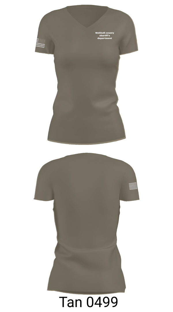 Womens Short Sleeve Vneck Shirt, Walthall county sheriff’s department, Police, Teamtime, Team time, sublimation, custom sports apparel, team uniforms, spirit wear, spiritwear, sports uniforms, custom shirts, team store, custom team store, fundraiser sports, apparel fundraiser