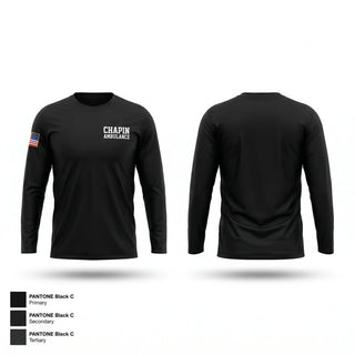 Long Sleeve Performance Shirt, Chapin Ambulance, EMS/EMT, Teamtime, Team time, sublimation, custom sports apparel, team uniforms, spirit wear, spiritwear, sports uniforms, custom shirts, team store, custom team store, fundraiser sports, apparel fundraiser