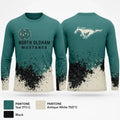 North Oldham Mustangs 77604898 Long Sleeve Performance Shirt 21