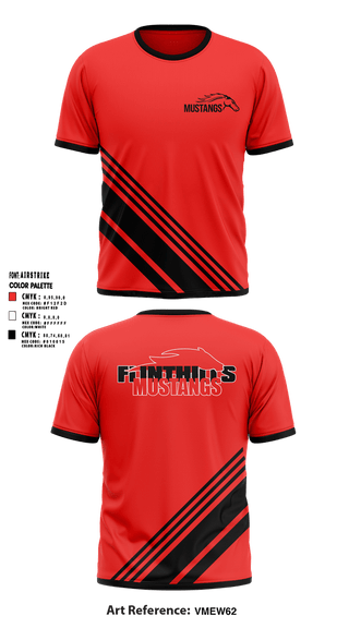 Old School Cotton Feel Shirt, FLINTHILLS MUSTANGS, , Teamtime, Team time, sublimation, custom sports apparel, team uniforms, spirit wear, spiritwear, sports uniforms, custom shirts, team store, custom team store, fundraiser sports, apparel fundraiser