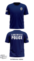 Lakeville Police Department 60717822 Old School Cotton Feel Shirt - 1