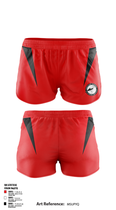 Hartford Central Tanagers Cross Country 80658737 Women's Shorts - 1