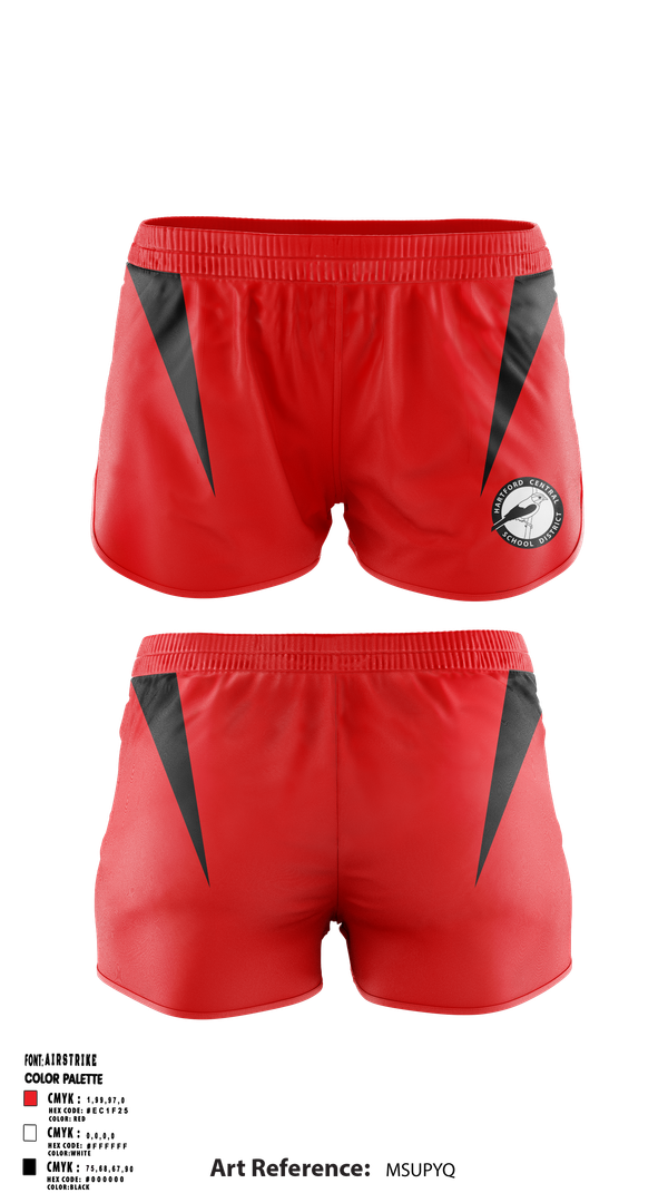 Womens Shorts, Hartford Central Tanagers Cross Country, Cross Country, Teamtime, Team time, sublimation, custom sports apparel, team uniforms, spirit wear, spiritwear, sports uniforms, custom shirts, team store, custom team store, fundraiser sports, apparel fundraiser