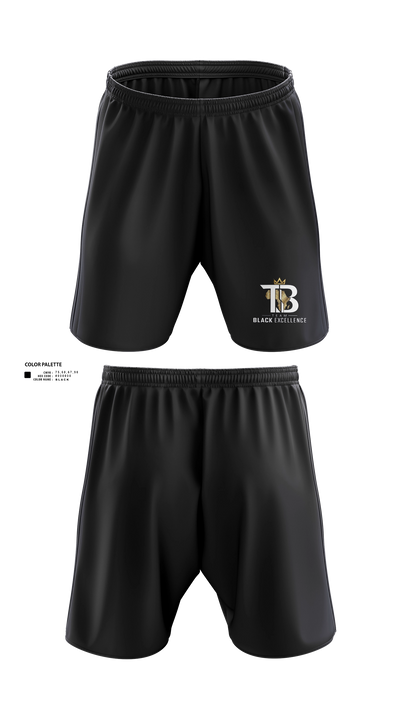 Black Excellence Athletic Shorts With Pockets - 21