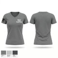 Hobart Police Department Women's Short Sleeve V-neck Shirt - 1