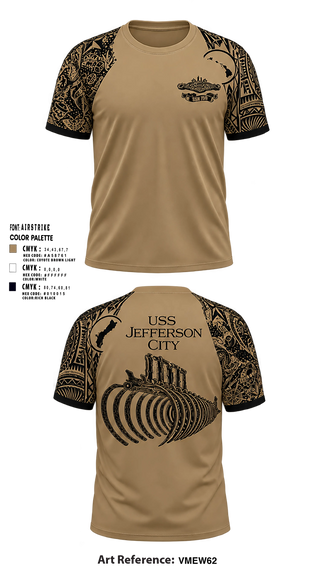 Short Sleeve Performance Shirt, USS JEFFERSON CITY, , Teamtime, Team time, sublimation, custom sports apparel, team uniforms, spirit wear, spiritwear, sports uniforms, custom shirts, team store, custom team store, fundraiser sports, apparel fundraiser
