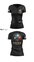 NSR Solutions 20842317 Women's Short Sleeve V-neck Shirt - 1