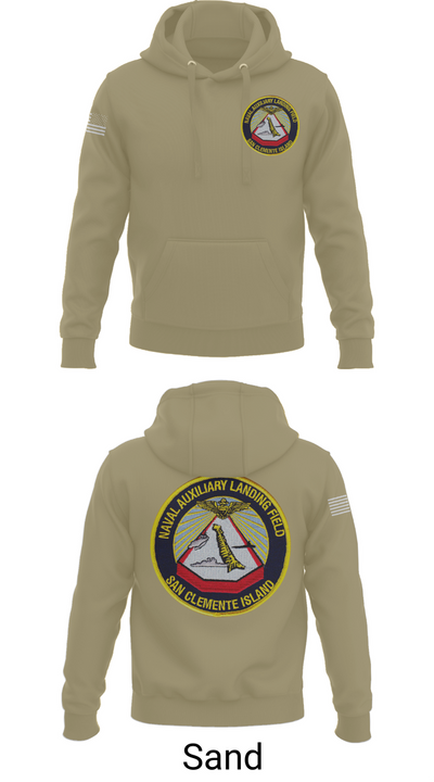 NAVAL AUXILIARY LANDING FIELD SAN CLEMENTE ISLAND 84948296 Hoodie - 93