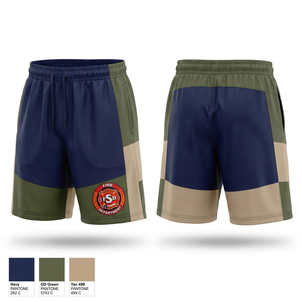 Athletic Shorts With Pockets, Skidmore, Fire Department, Teamtime, Team time, sublimation, custom sports apparel, team uniforms, spirit wear, spiritwear, sports uniforms, custom shirts, team store, custom team store, fundraiser sports, apparel fundraiser