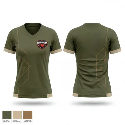 Oklahoma Prospects 87692159 Women's Short Sleeve V-neck Shirt - 1