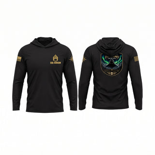 Long Sleeve hooded sunshirt, E. Co 1-229 mx, Army, Teamtime, Team time, sublimation, custom sports apparel, team uniforms, spirit wear, spiritwear, sports uniforms, custom shirts, team store, custom team store, fundraiser sports, apparel fundraiser