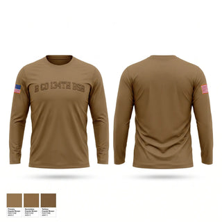 Long Sleeve Performance Shirt, B Co 134th BSB, Army, Teamtime, Team time, sublimation, custom sports apparel, team uniforms, spirit wear, spiritwear, sports uniforms, custom shirts, team store, custom team store, fundraiser sports, apparel fundraiser