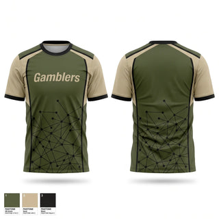 Short Sleeve Performance Shirt, Gamblers, Ice Hockey, Teamtime, Team time, sublimation, custom sports apparel, team uniforms, spirit wear, spiritwear, sports uniforms, custom shirts, team store, custom team store, fundraiser sports, apparel fundraiser