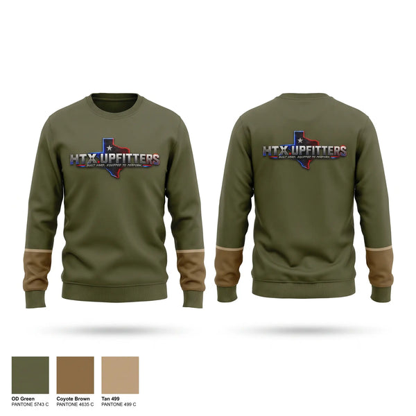 Crew Neck Sweatshirt, HTX.UPFITTERS, , Teamtime, Team time, sublimation, custom sports apparel, team uniforms, spirit wear, spiritwear, sports uniforms, custom shirts, team store, custom team store, fundraiser sports, apparel fundraiser