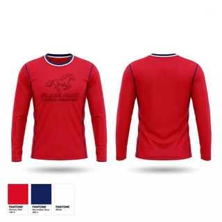Long Sleeve Performance Shirt, Plaza Park Pacers, Cross Country, Teamtime, Team time, sublimation, custom sports apparel, team uniforms, spirit wear, spiritwear, sports uniforms, custom shirts, team store, custom team store, fundraiser sports, apparel fundraiser
