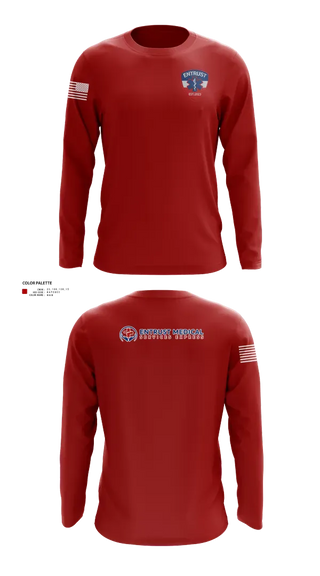 Long Sleeve Performance Shirt, Entrust Medical Services Express, EMS/EMT, Teamtime, Team time, sublimation, custom sports apparel, team uniforms, spirit wear, spiritwear, sports uniforms, custom shirts, team store, custom team store, fundraiser sports, apparel fundraiser