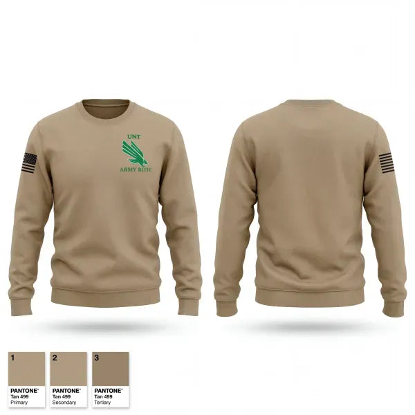 Crew Neck Sweatshirt, UNT Army ROTC, Army, Teamtime, Team time, sublimation, custom sports apparel, team uniforms, spirit wear, spiritwear, sports uniforms, custom shirts, team store, custom team store, fundraiser sports, apparel fundraiser