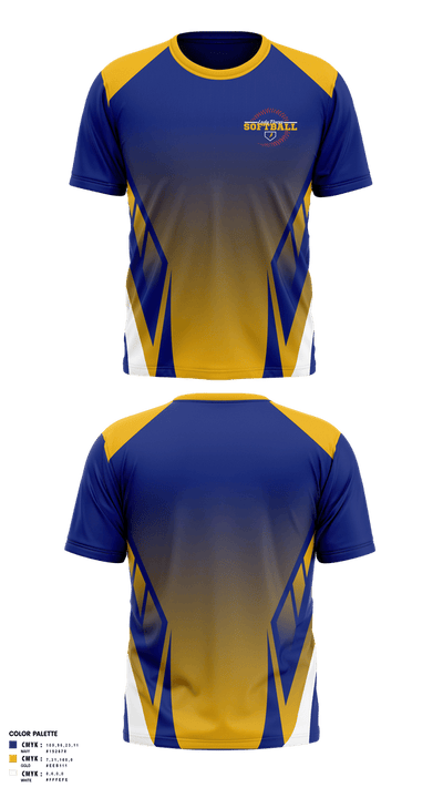 Fluvanna Middle School Softball 32439267 Short Sleeve Performance Shirt - 4