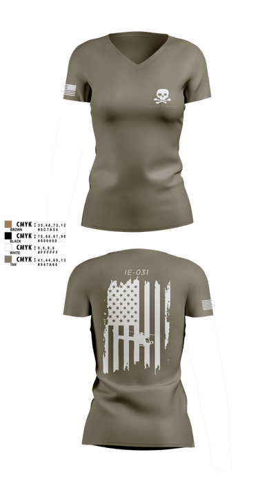 TRF 911 66573604 Women's Short Sleeve V-neck Shirt - 43