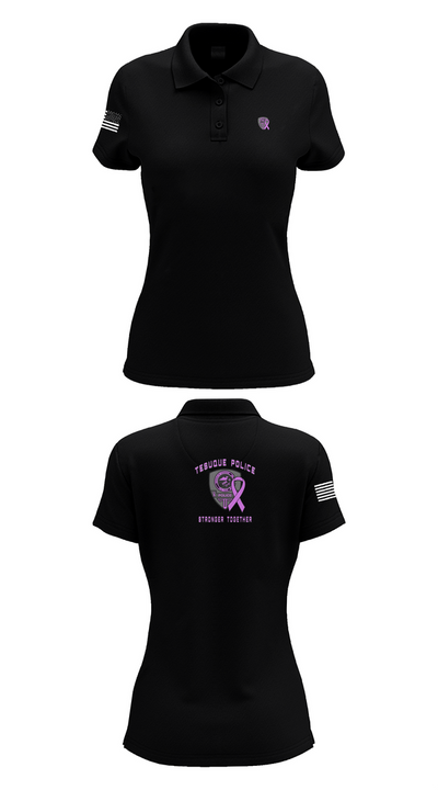 Tesuque Police Dept 47912639 Women's Short Sleeve Performance Polo  - 33