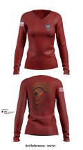 HHC, 311th (T)SC 14853900 Women's Long Sleeve V-neck Shirt - 102