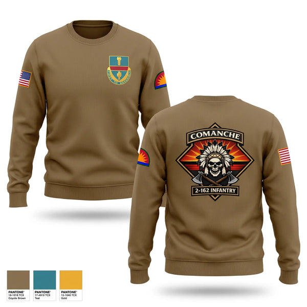 Crew Neck Sweatshirt, Charlie Company 2-162, Army, Teamtime, Team time, sublimation, custom sports apparel, team uniforms, spirit wear, spiritwear, sports uniforms, custom shirts, team store, custom team store, fundraiser sports, apparel fundraiser