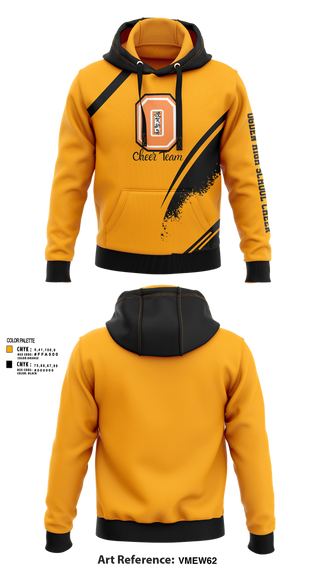 Hoodie, Ogden High School Cheer, Cheer, Teamtime, Team time, sublimation, custom sports apparel, team uniforms, spirit wear, spiritwear, sports uniforms, custom shirts, team store, custom team store, fundraiser sports, apparel fundraiser