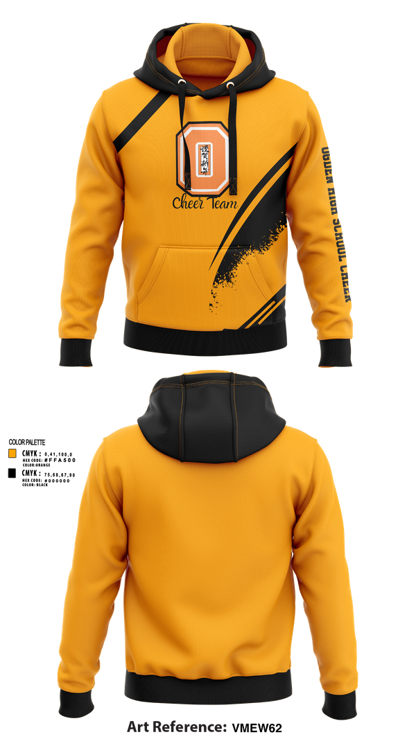 Hoodie, Ogden High School Cheer, Cheer, Teamtime, Team time, sublimation, custom sports apparel, team uniforms, spirit wear, spiritwear, sports uniforms, custom shirts, team store, custom team store, fundraiser sports, apparel fundraiser