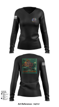 USS CHARLOTTE SSN 766 29981241 Women's Long Sleeve V-neck Shirt - 103